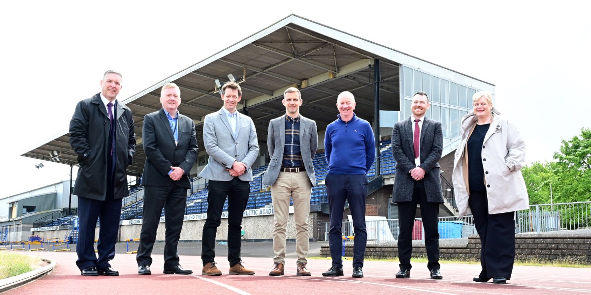 Banner image for 'New chapter begins for Grangemouth Stadium as keys handed over to community trust'