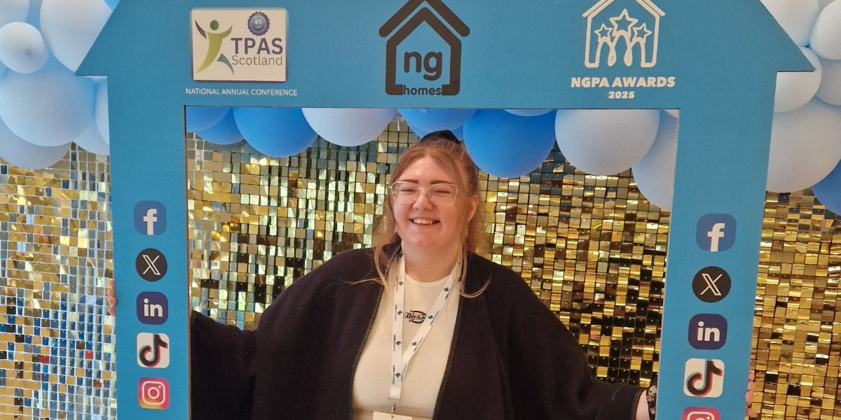 Banner image for 'National housing award for young tenant Bryony'