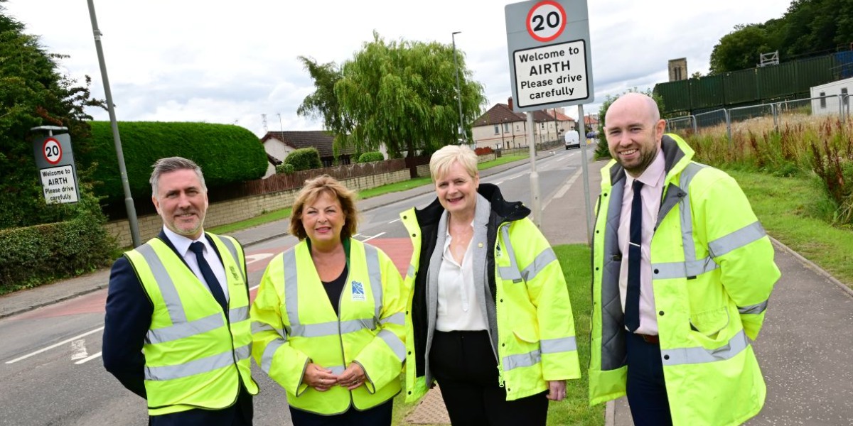 Banner image for 'Road safety projects gather pace across Falkirk Council area'