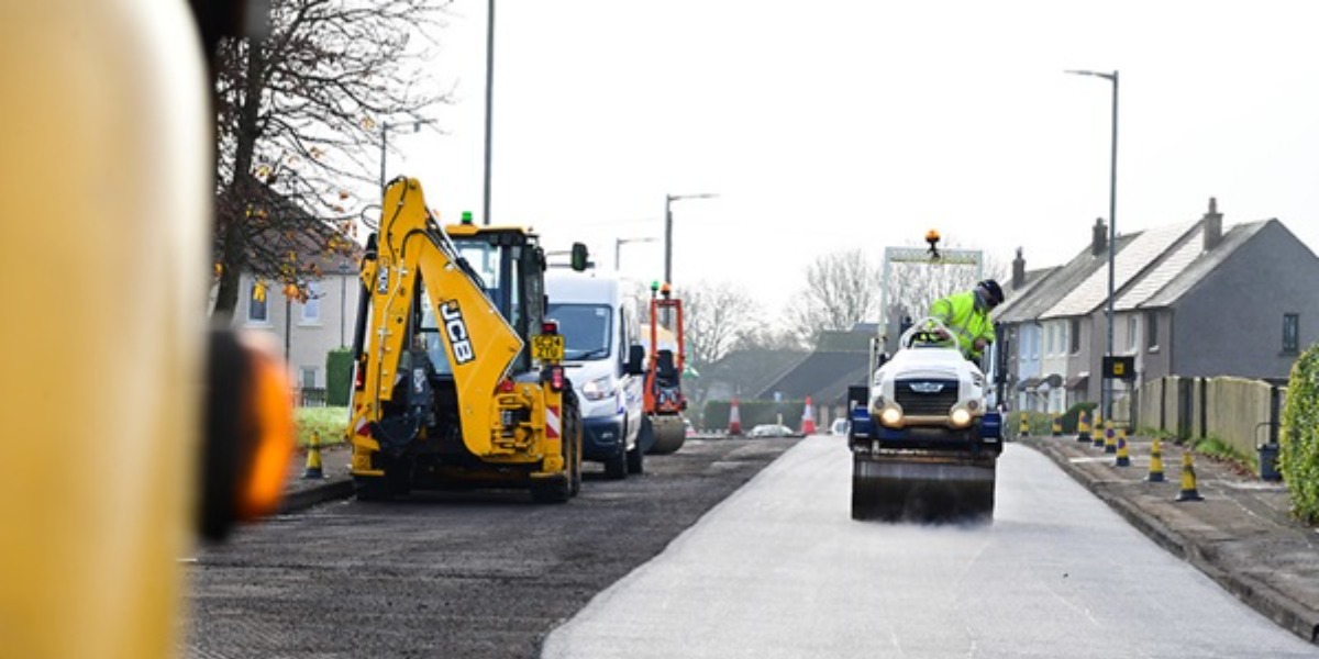 Banner image for 'Road network improvements delivered in 2024/25 following additional investment'