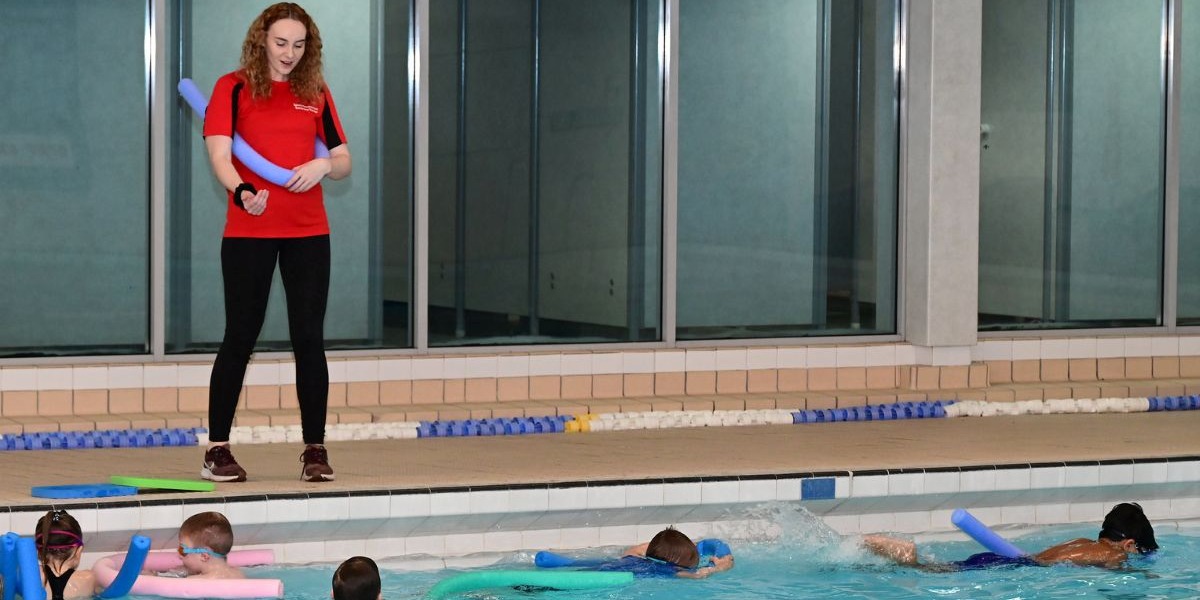 Banner image for 'Record numbers of children learning to swim as Council strategy shows early success'