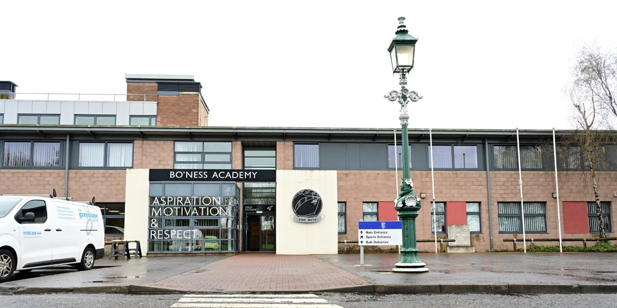 📷 Bo'ness Academy, one of the schools under the PPP contract. 