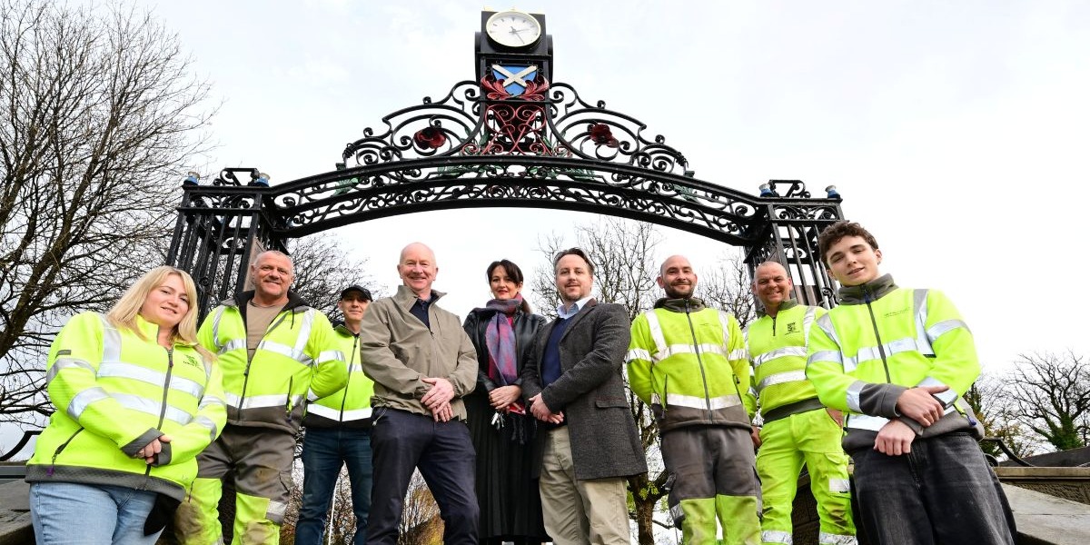 Banner image for 'Memorial Park reopens in time for Remembrance commemorations'