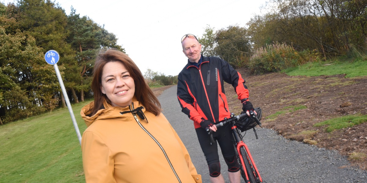 Banner image for 'Work starts on first stage of new Denny to Falkirk path'