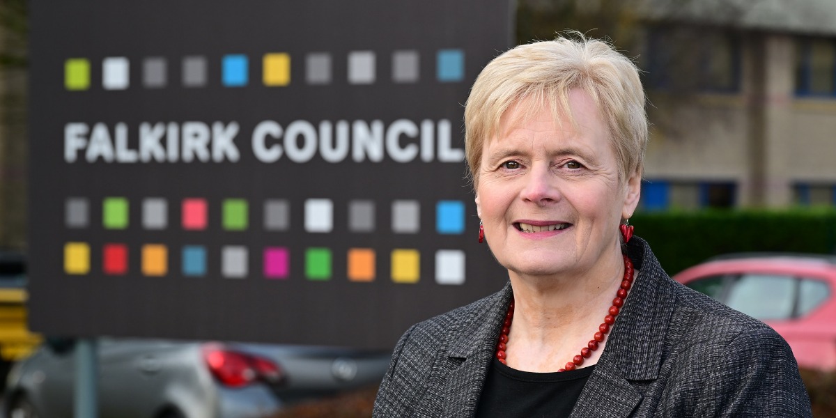📷 Leader of Falkirk Council, Councillor Cecil Meiklejohn.