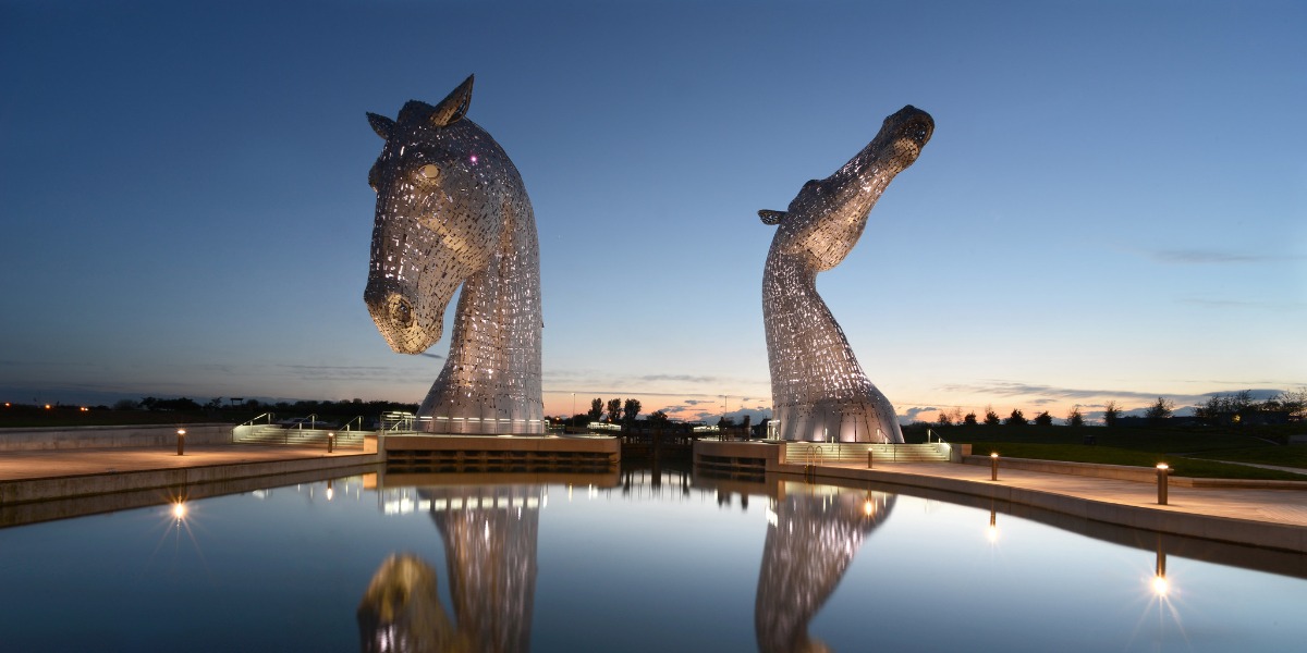 📷 The Kelpies at Helix Park. 
