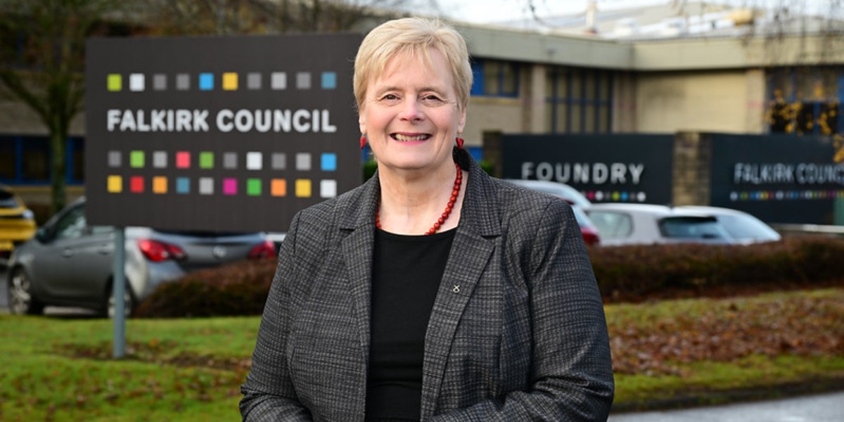 📷 Councillor Cecil Meiklejohn, Leader of Falkirk Council.