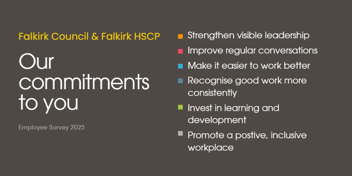 📷 The commitments that have been made on the back of feedback to last year's employee survey.