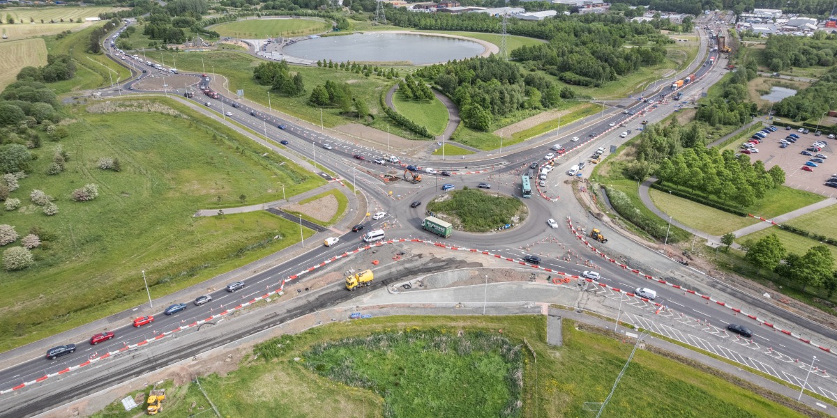 Banner image for 'A series of overnight closures announced for A9/A904 as major works reach new phase'