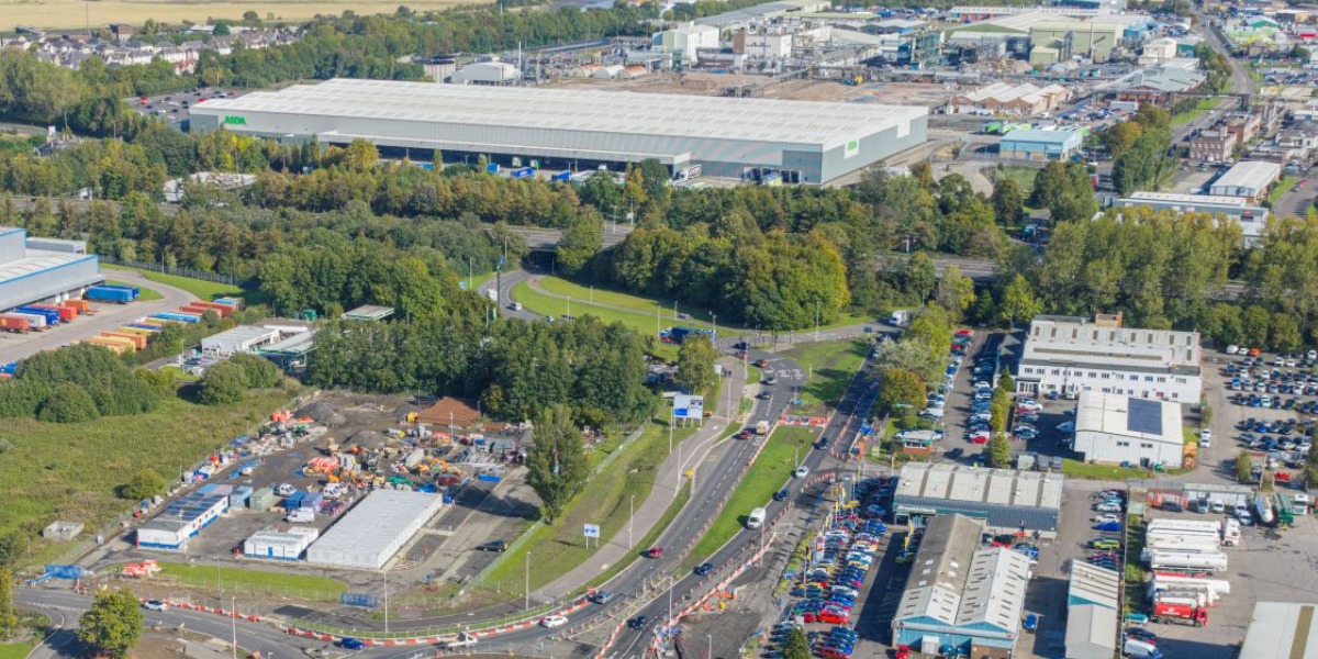 📷 Aerial view of Earlsgate Roundabout. Courtesy: Scotdrone